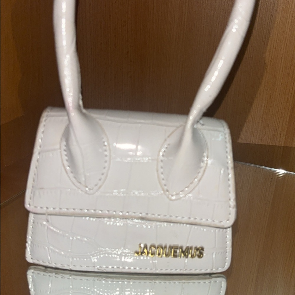 Jacquemus Glossy White Mini Bag